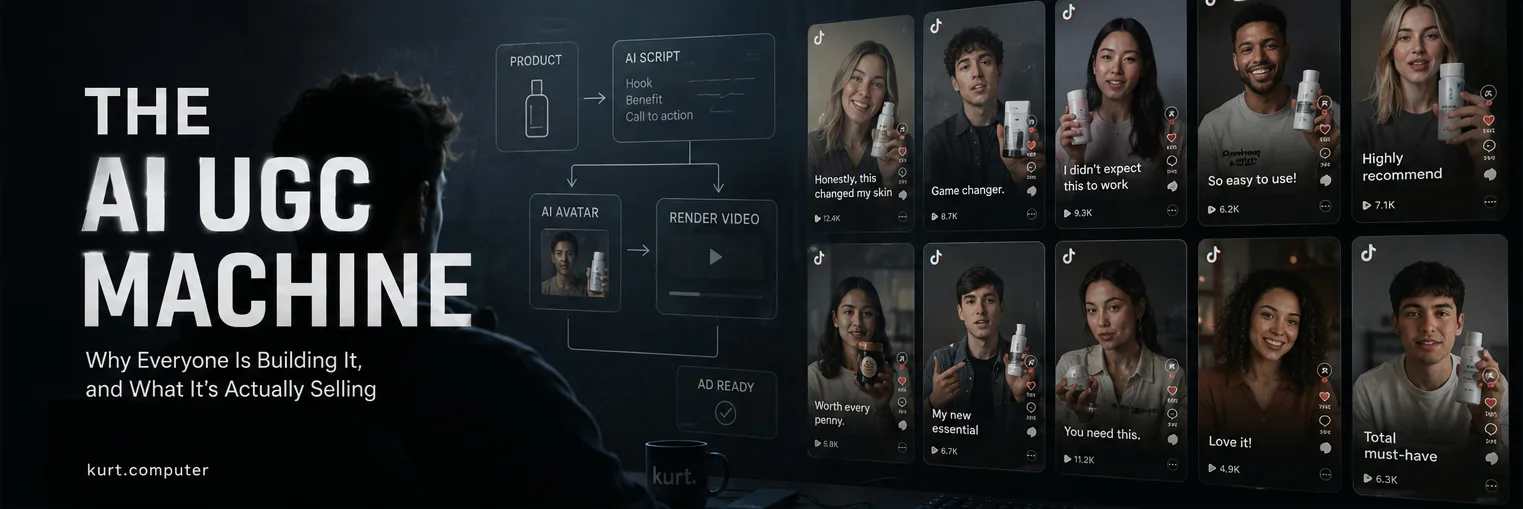 The AI UGC Machine: What It's Actually Selling