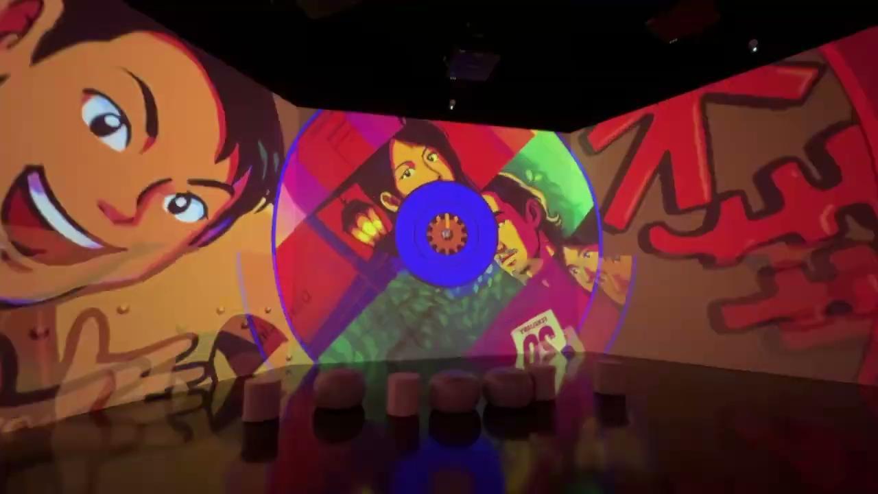 SingaPop digital art installation